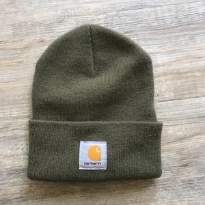 olive green winter hat